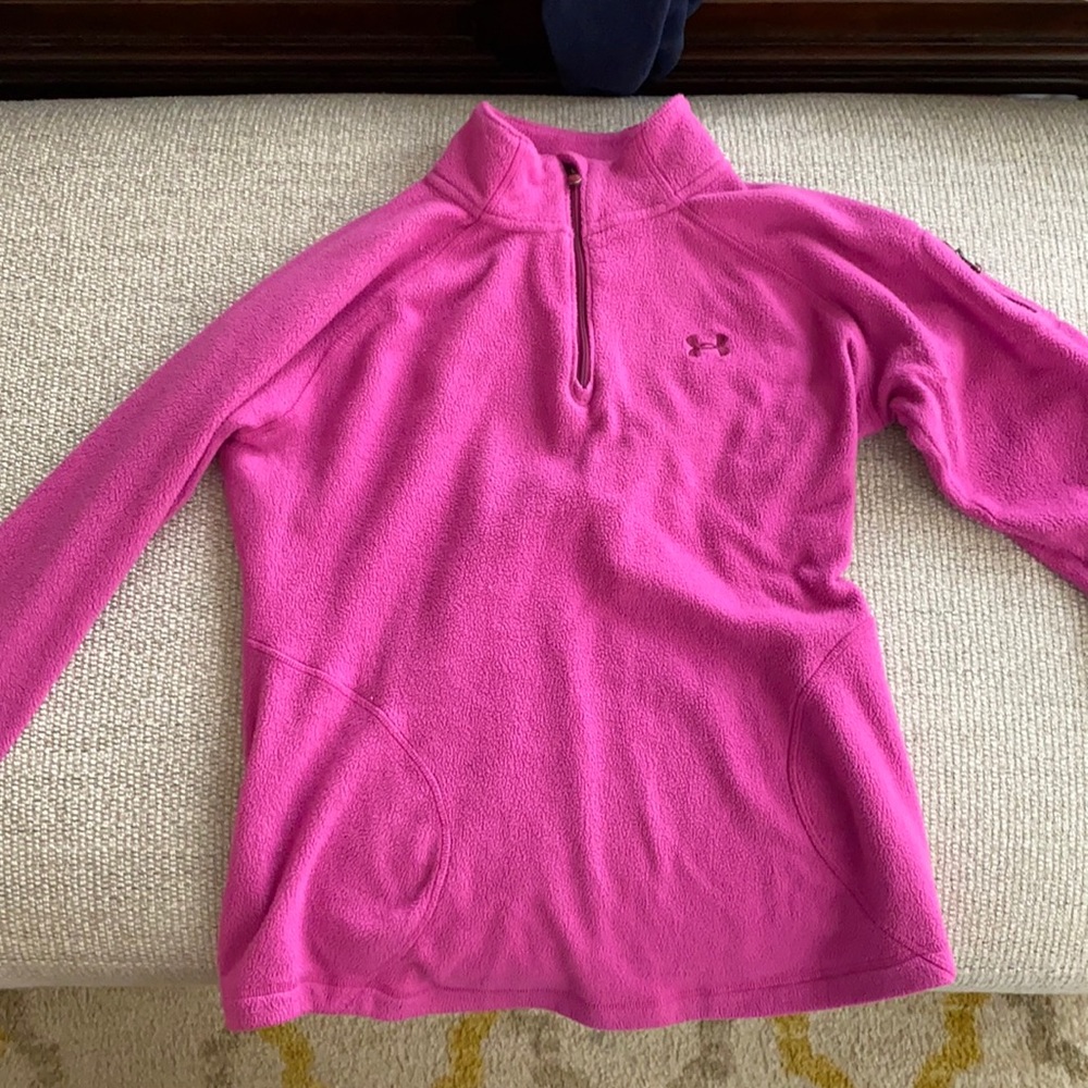 Under Armour 3/4 pullover-size small